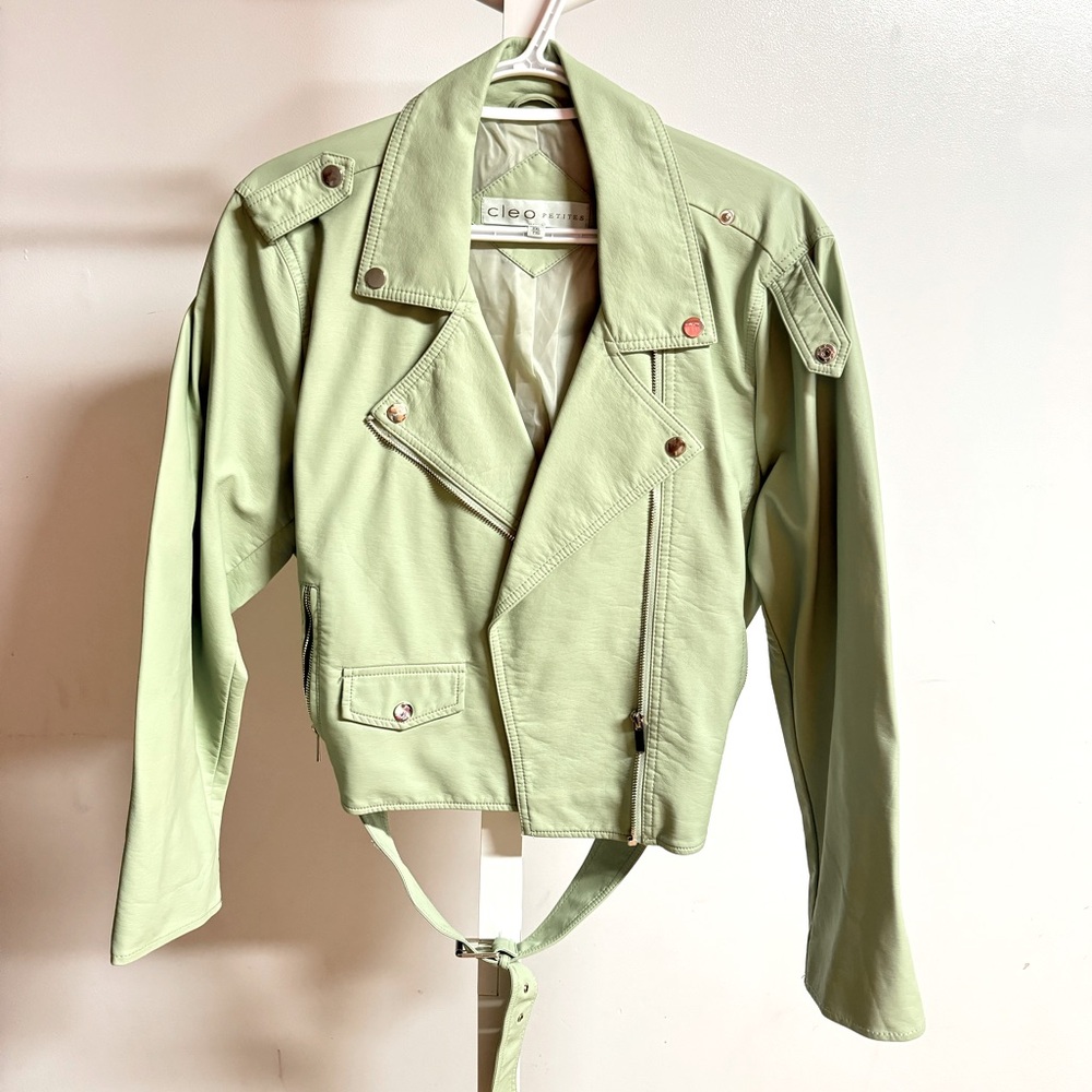 Leather Bomber Jacket